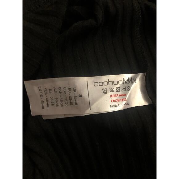 Man BoohooMan Men Black Shirt Size Small - Picture 8 of 11